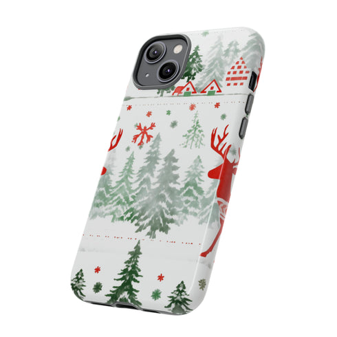 Nordic Christmas Print - Impact Resistant Phone Case
